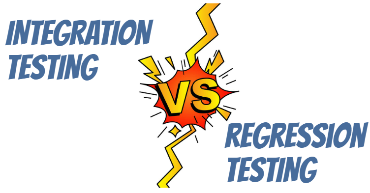integration testing vs regression testing